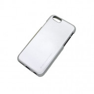 TPU чехол Mercury iJelly Metal series для Apple iPhone 7 plus (5.5") Серебряный