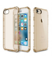 TPU чехол ROCK Fence series для Apple iPhone 7 plus (5.5") Золотой / Transparent Gold