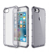 TPU чехол ROCK Fence series для Apple iPhone 7 plus (5.5") Черный / Transparent black