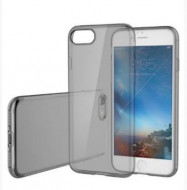 TPU чехол ROCK Slim Jacket для Apple iPhone 7 plus (5.5") Черный / Transparent black с заглушкой