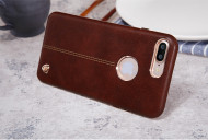 Кожаная накладка Nillkin Englon Series для Apple iPhone 7 plus (5.5") Коричневый