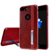 Кожаная накладка Nillkin Phenom Series с подставкой для Apple iPhone 7 plus (5.5") Красный