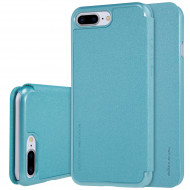 Кожаный чехол (книжка) Nillkin Sparkle Series для Apple iPhone 7 plus (5.5") Бирюзовый