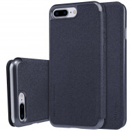 Кожаный чехол (книжка) Nillkin Sparkle Series для Apple iPhone 7 plus (5.5") Черный