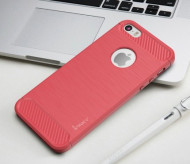 TPU чехол iPaky Slim Series для Apple iPhone 5/5S/SE Розовый