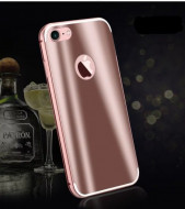 Металлический бампер с пластиковой вставкой Luxurious Neon Series для Apple iPhone 7 plus (5.5") Rose Gold