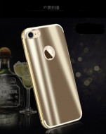 Металлический бампер с пластиковой вставкой Luxurious Neon Series для Apple iPhone 7 plus (5.5") Золотой