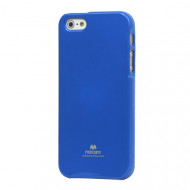 TPU чехол Mercury Jelly Color series для Apple iPhone 5/5S/SE Синий