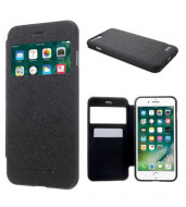 Чехол (книжка) Mercury Wow Bumper series для Apple iPhone 7 plus (5.5") Черный