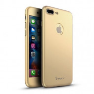 Чехол iPaky 360 градусов для Apple iPhone 7 plus (5.5") (+ стекло на экран) Золотой