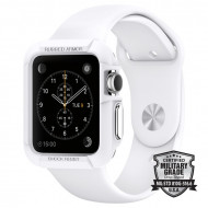 TPU чехол SGP Rugged Armor Series для Apple watch 38mm (+ пленка) Белый / White / SGP11486