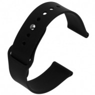 Силиконовый ремешок для Apple watch 38mm Черный