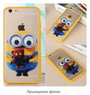 TPU+PC чехол IMD Print Миньоны для Apple iPhone 5/5S/SE Миньон с игрушкой