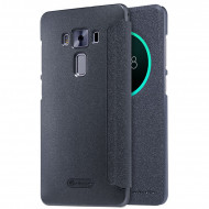 Кожаный чехол (книжка) Nillkin Sparkle Series для Asus Zenfone 3 Deluxe (ZS570KL) Черный