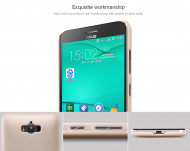 Чехол Nillkin Matte для Asus Zenfone Max （ZC550KL) (+ пленка) Золотой