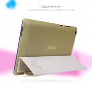 Кожаный чехол (книжка) Nillkin Sparkle Series для Asus ZenPad C 7.0 (Z170MG) Золотой