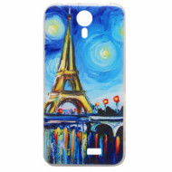 TPU чехол с акварельной картинкой для Blackview BV2000 / BV2000s Эйфелева башня