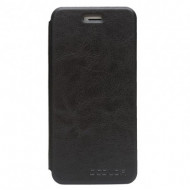 Кожаный чехол-книжка с функцией подставки для BlackView Ultra A6 Черный