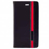 Чехол (книжка) с TPU креплением Stripe series для Doogee X5 / X5 Pro Черный
