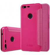 Кожаный чехол (книжка) Nillkin Sparkle Series для Google Pixel Розовый