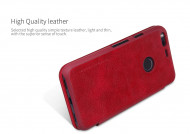 Кожаный чехол (книжка) Nillkin Qin Series для Google Pixel XL Красный