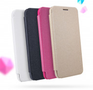 Кожаный чехол (книжка) Nillkin Sparkle Series для Google Pixel XL Золотой