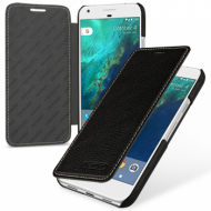 Кожаный чехол (книжка) TETDED для Google Pixel XL Черный / Black