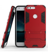 Ударопрочный чехол-подставка Transformer для Google Pixel XL с мощной защитой корпуса Красный / Dante Red