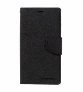 Чехол (книжка) Mercury Fancy Diary series для HTC One / M7 Черный / Черный