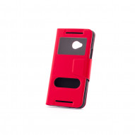 Чехол (книжка) с TPU креплением для HTC One DUAL/802d Красный