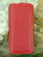 Кожаный чехол (флип) TETDED для HTC One mini 2 Красный / Red