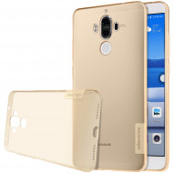 TPU чехол Nillkin Nature Series для Huawei Mate 9 Золотой (прозрачный)