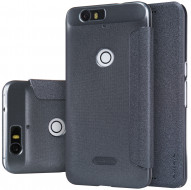 Кожаный чехол (книжка) Nillkin Sparkle Series для Huawei Nexus 6P Черный