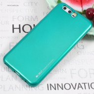 TPU чехол Mercury iJelly Metal series для Huawei P10 Синий