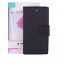 Чехол (книжка) Mercury Fancy Diary series для Huawei P10 Черный