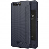 Кожаный чехол (книжка) Nillkin Sparkle Series для Huawei P10 Plus Черный