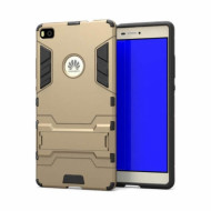 Ударопрочный чехол-подставка Transformer для Huawei P8 Lite (2017) с мощной защитой корпуса Золотой / Champagne Gold