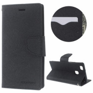 Чехол (книжка) Mercury Fancy Diary series для Huawei P9 Lite Черный