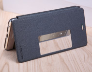 Кожаный чехол (книжка) Nillkin Sparkle Series для Huawei P9 Plus Черный