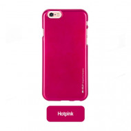 TPU чехол Mercury iJelly Metal series для Apple iPhone 6/6s (4.7") Малиновый