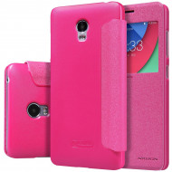 Кожаный чехол (книжка) Nillkin Sparkle Series для Lenovo Vibe P1 / P1 Pro Розовый