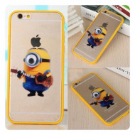 TPU+PC чехол IMD Print Миньоны для Apple iPhone 6/6s (4.7") Миньон с гитарой