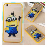 TPU+PC чехол IMD Print Миньоны для Apple iPhone 6/6s (4.7") Смеющийся Миньон