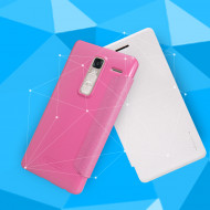 Кожаный чехол (книжка) Nillkin Sparkle Series для LG H650E Zero / Class Розовый