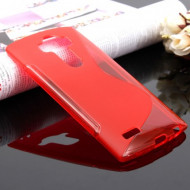 TPU Duotone для LG H815 G4/H818P G4 Dual Красный (матово/прозрачный)