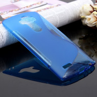 TPU Duotone для LG H815 G4/H818P G4 Dual Синий (матово/прозрачный)