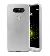 TPU чехол Mercury iJelly Metal series для LG H860 G5 / H845 G5se Серебряный