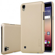 Чехол Nillkin Matte для LG K220DS X Power (+ пленка) Золотой