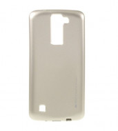 TPU чехол Mercury iJelly Metal series для LG K8 K350E Золотой