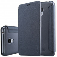 Кожаный чехол (книжка) Nillkin Sparkle Series для Meizu M3 / M3 mini / M3s Черный